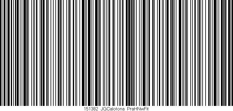 Código de barras (EAN, GTIN, SKU, ISBN): '151382_JGCalotona_PraHNwFit'