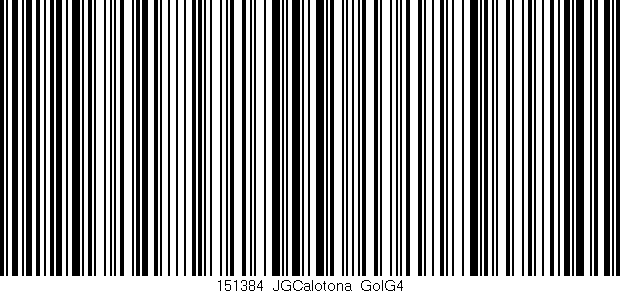 Código de barras (EAN, GTIN, SKU, ISBN): '151384_JGCalotona_GolG4'