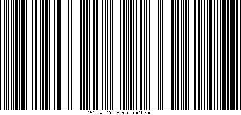 Código de barras (EAN, GTIN, SKU, ISBN): '151384_JGCalotona_PraCitrXant'