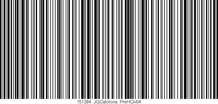 Código de barras (EAN, GTIN, SKU, ISBN): '151384_JGCalotona_PreHCiv04'