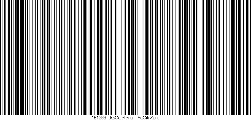 Código de barras (EAN, GTIN, SKU, ISBN): '151386_JGCalotona_PraCitrXant'