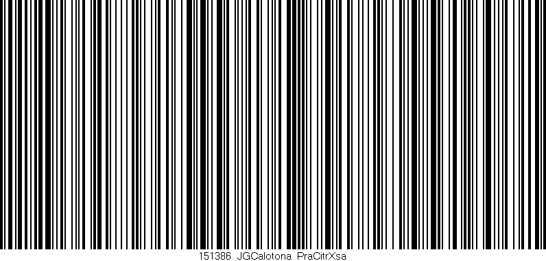 Código de barras (EAN, GTIN, SKU, ISBN): '151386_JGCalotona_PraCitrXsa'