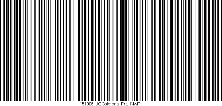 Código de barras (EAN, GTIN, SKU, ISBN): '151386_JGCalotona_PraHNwFit'