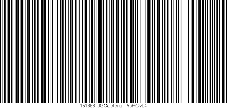 Código de barras (EAN, GTIN, SKU, ISBN): '151386_JGCalotona_PreHCiv04'