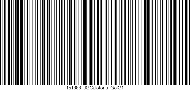 Código de barras (EAN, GTIN, SKU, ISBN): '151388_JGCalotona_GolG1'