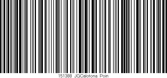 Código de barras (EAN, GTIN, SKU, ISBN): '151388_JGCalotona_Poin'