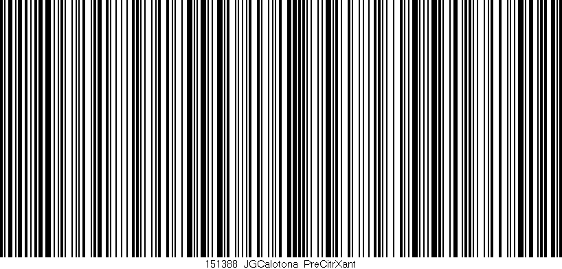 Código de barras (EAN, GTIN, SKU, ISBN): '151388_JGCalotona_PreCitrXant'