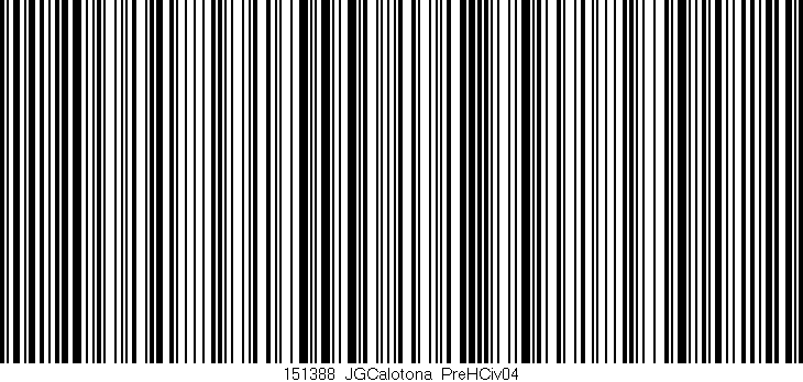 Código de barras (EAN, GTIN, SKU, ISBN): '151388_JGCalotona_PreHCiv04'