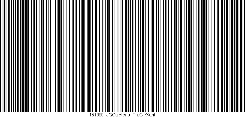 Código de barras (EAN, GTIN, SKU, ISBN): '151390_JGCalotona_PraCitrXant'