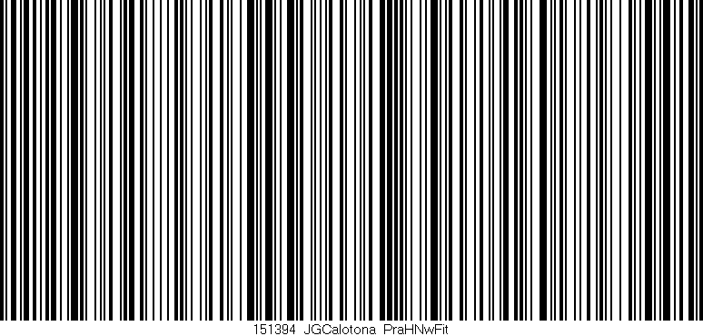 Código de barras (EAN, GTIN, SKU, ISBN): '151394_JGCalotona_PraHNwFit'