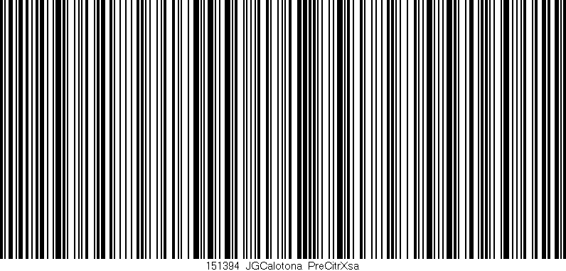 Código de barras (EAN, GTIN, SKU, ISBN): '151394_JGCalotona_PreCitrXsa'