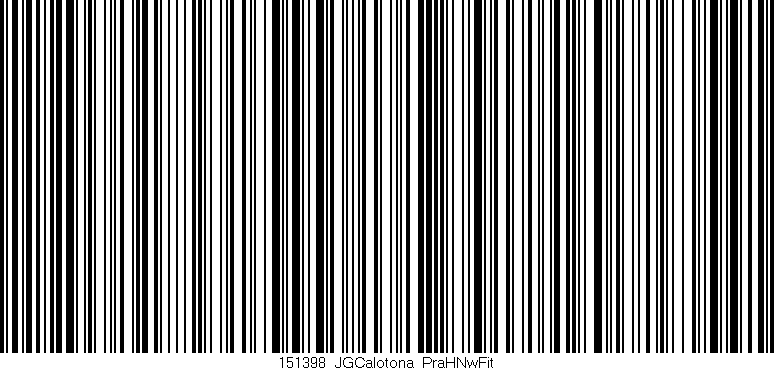 Código de barras (EAN, GTIN, SKU, ISBN): '151398_JGCalotona_PraHNwFit'