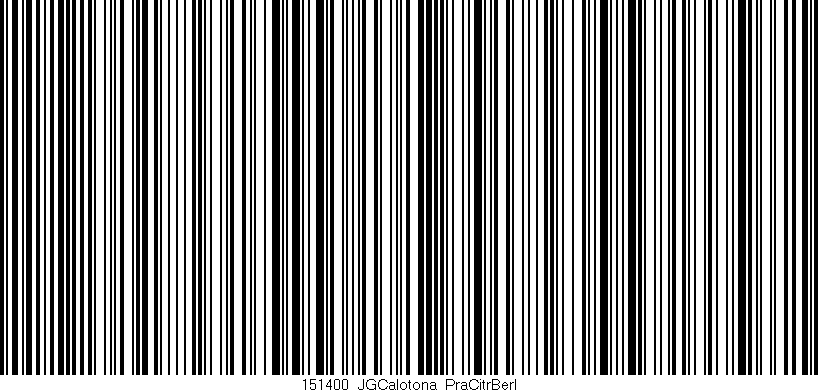 Código de barras (EAN, GTIN, SKU, ISBN): '151400_JGCalotona_PraCitrBerl'