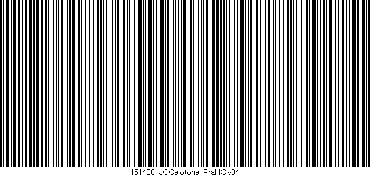 Código de barras (EAN, GTIN, SKU, ISBN): '151400_JGCalotona_PraHCiv04'