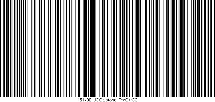 Código de barras (EAN, GTIN, SKU, ISBN): '151400_JGCalotona_PreCitrC3'