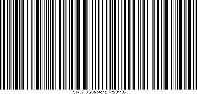 Código de barras (EAN, GTIN, SKU, ISBN): '151402_JGCalotona_PraCitrC5'