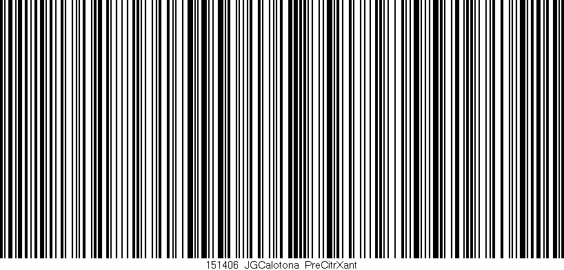 Código de barras (EAN, GTIN, SKU, ISBN): '151406_JGCalotona_PreCitrXant'