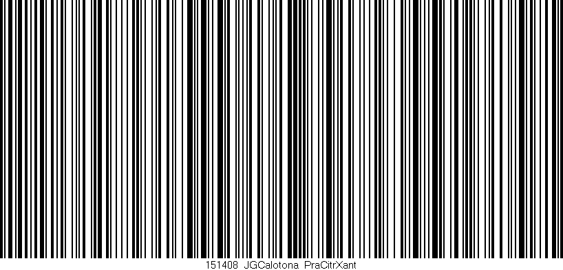 Código de barras (EAN, GTIN, SKU, ISBN): '151408_JGCalotona_PraCitrXant'