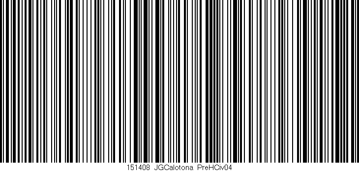 Código de barras (EAN, GTIN, SKU, ISBN): '151408_JGCalotona_PreHCiv04'