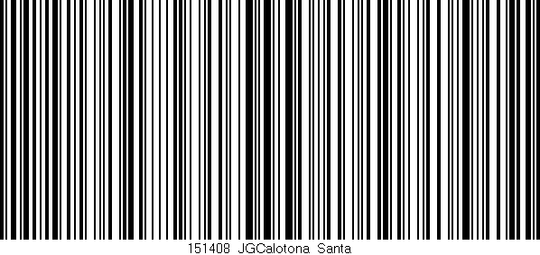 Código de barras (EAN, GTIN, SKU, ISBN): '151408_JGCalotona_Santa'