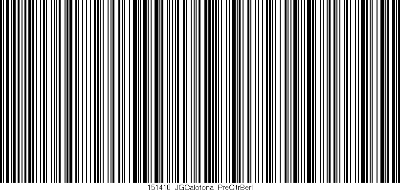 Código de barras (EAN, GTIN, SKU, ISBN): '151410_JGCalotona_PreCitrBerl'