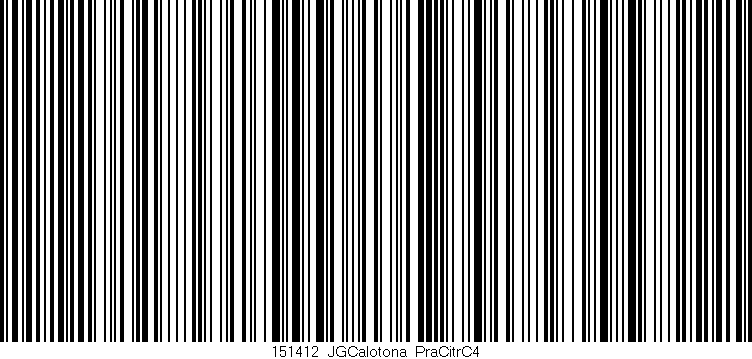 Código de barras (EAN, GTIN, SKU, ISBN): '151412_JGCalotona_PraCitrC4'