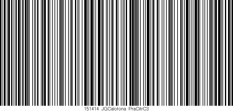 Código de barras (EAN, GTIN, SKU, ISBN): '151414_JGCalotona_PraCitrC3'