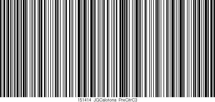 Código de barras (EAN, GTIN, SKU, ISBN): '151414_JGCalotona_PreCitrC3'