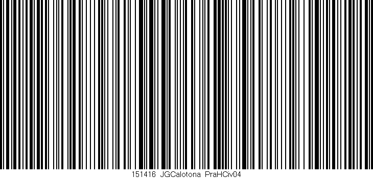 Código de barras (EAN, GTIN, SKU, ISBN): '151416_JGCalotona_PraHCiv04'