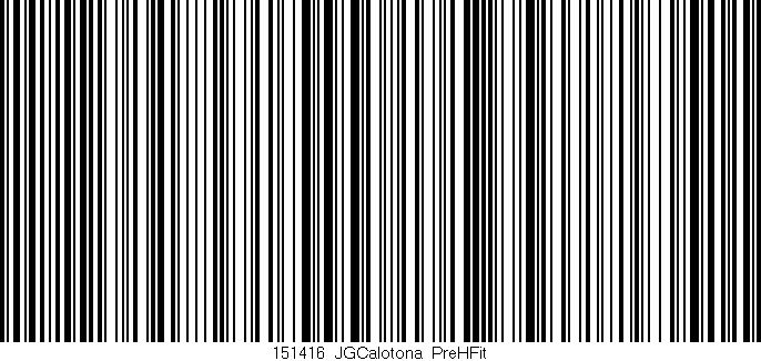 Código de barras (EAN, GTIN, SKU, ISBN): '151416_JGCalotona_PreHFit'