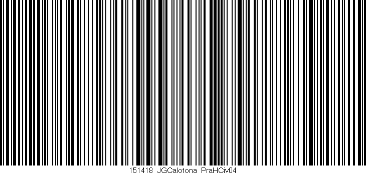 Código de barras (EAN, GTIN, SKU, ISBN): '151418_JGCalotona_PraHCiv04'