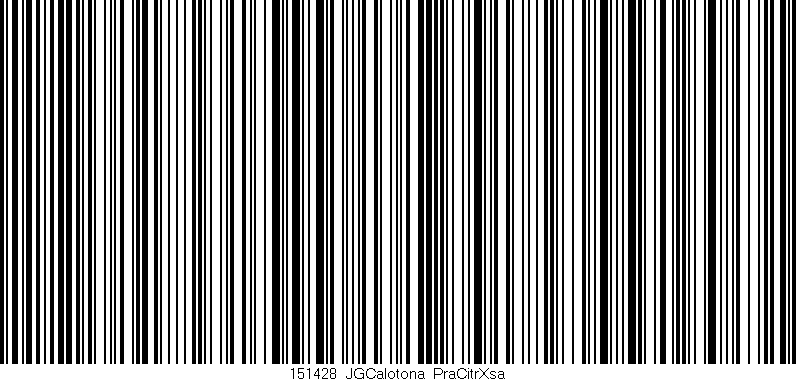 Código de barras (EAN, GTIN, SKU, ISBN): '151428_JGCalotona_PraCitrXsa'