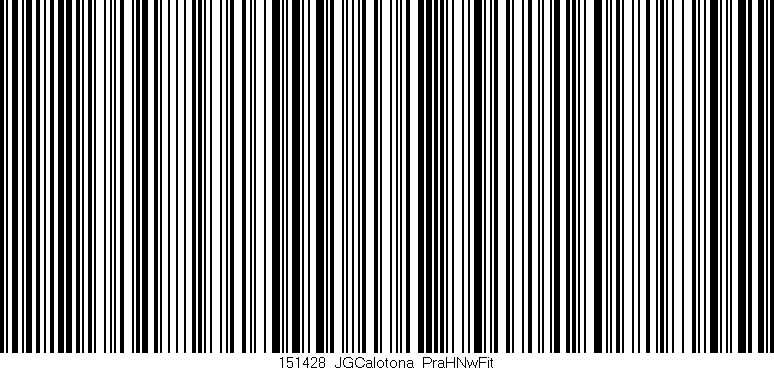 Código de barras (EAN, GTIN, SKU, ISBN): '151428_JGCalotona_PraHNwFit'