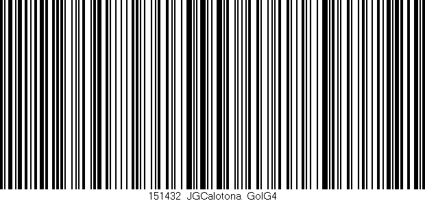 Código de barras (EAN, GTIN, SKU, ISBN): '151432_JGCalotona_GolG4'