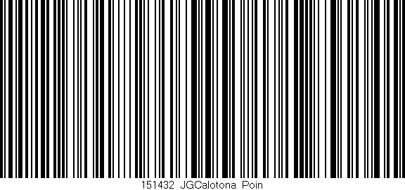Código de barras (EAN, GTIN, SKU, ISBN): '151432_JGCalotona_Poin'