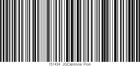 Código de barras (EAN, GTIN, SKU, ISBN): '151434_JGCalotona_Poin'