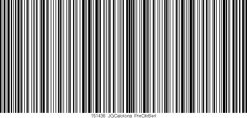 Código de barras (EAN, GTIN, SKU, ISBN): '151436_JGCalotona_PreCitrBerl'