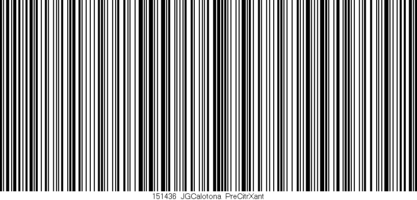 Código de barras (EAN, GTIN, SKU, ISBN): '151436_JGCalotona_PreCitrXant'