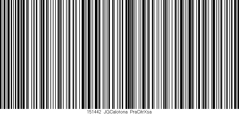 Código de barras (EAN, GTIN, SKU, ISBN): '151442_JGCalotona_PraCitrXsa'