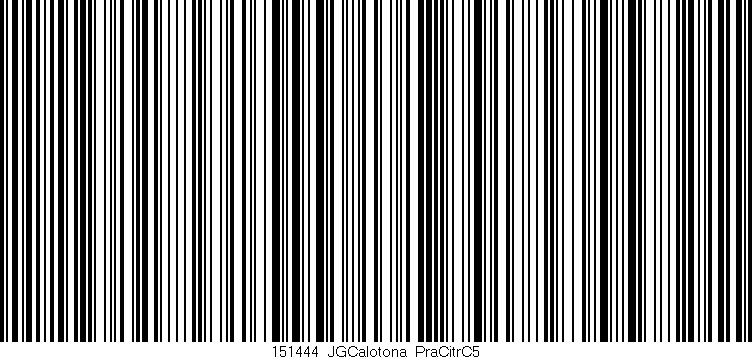 Código de barras (EAN, GTIN, SKU, ISBN): '151444_JGCalotona_PraCitrC5'