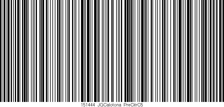 Código de barras (EAN, GTIN, SKU, ISBN): '151444_JGCalotona_PreCitrC5'