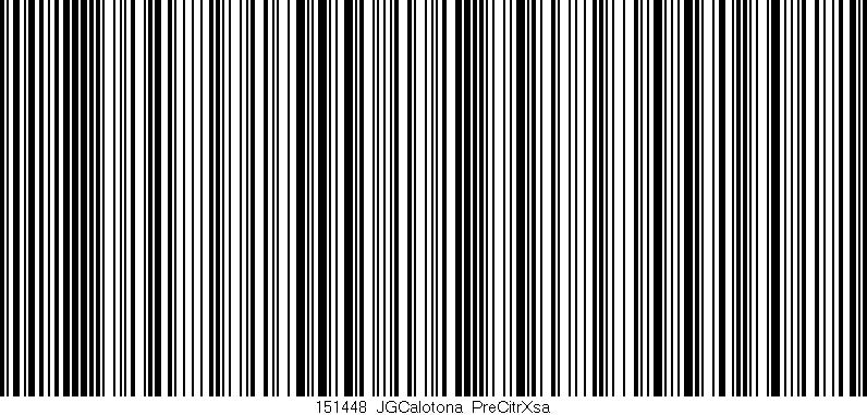 Código de barras (EAN, GTIN, SKU, ISBN): '151448_JGCalotona_PreCitrXsa'