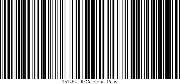 Código de barras (EAN, GTIN, SKU, ISBN): '151454_JGCalotona_Pass'