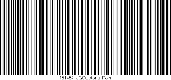 Código de barras (EAN, GTIN, SKU, ISBN): '151454_JGCalotona_Poin'