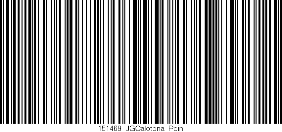 Código de barras (EAN, GTIN, SKU, ISBN): '151469_JGCalotona_Poin'