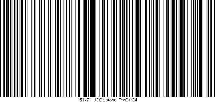 Código de barras (EAN, GTIN, SKU, ISBN): '151471_JGCalotona_PreCitrC4'