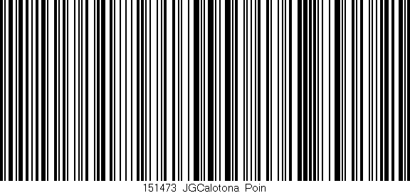 Código de barras (EAN, GTIN, SKU, ISBN): '151473_JGCalotona_Poin'