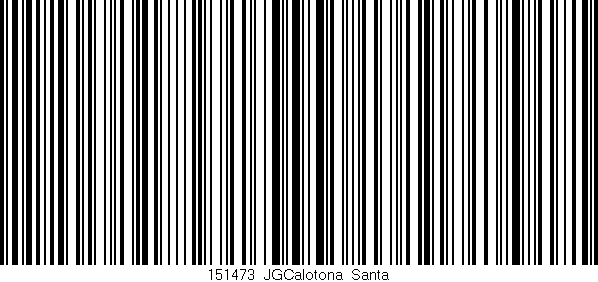 Código de barras (EAN, GTIN, SKU, ISBN): '151473_JGCalotona_Santa'