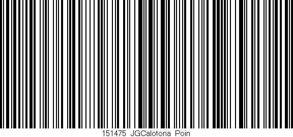 Código de barras (EAN, GTIN, SKU, ISBN): '151475_JGCalotona_Poin'