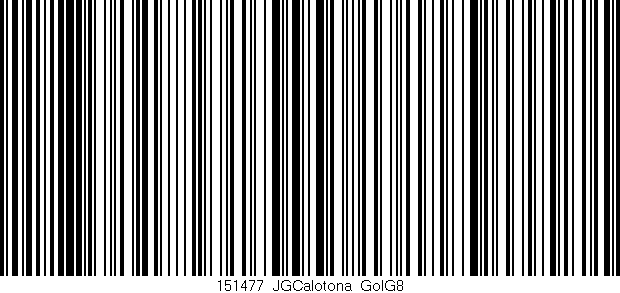 Código de barras (EAN, GTIN, SKU, ISBN): '151477_JGCalotona_GolG8'